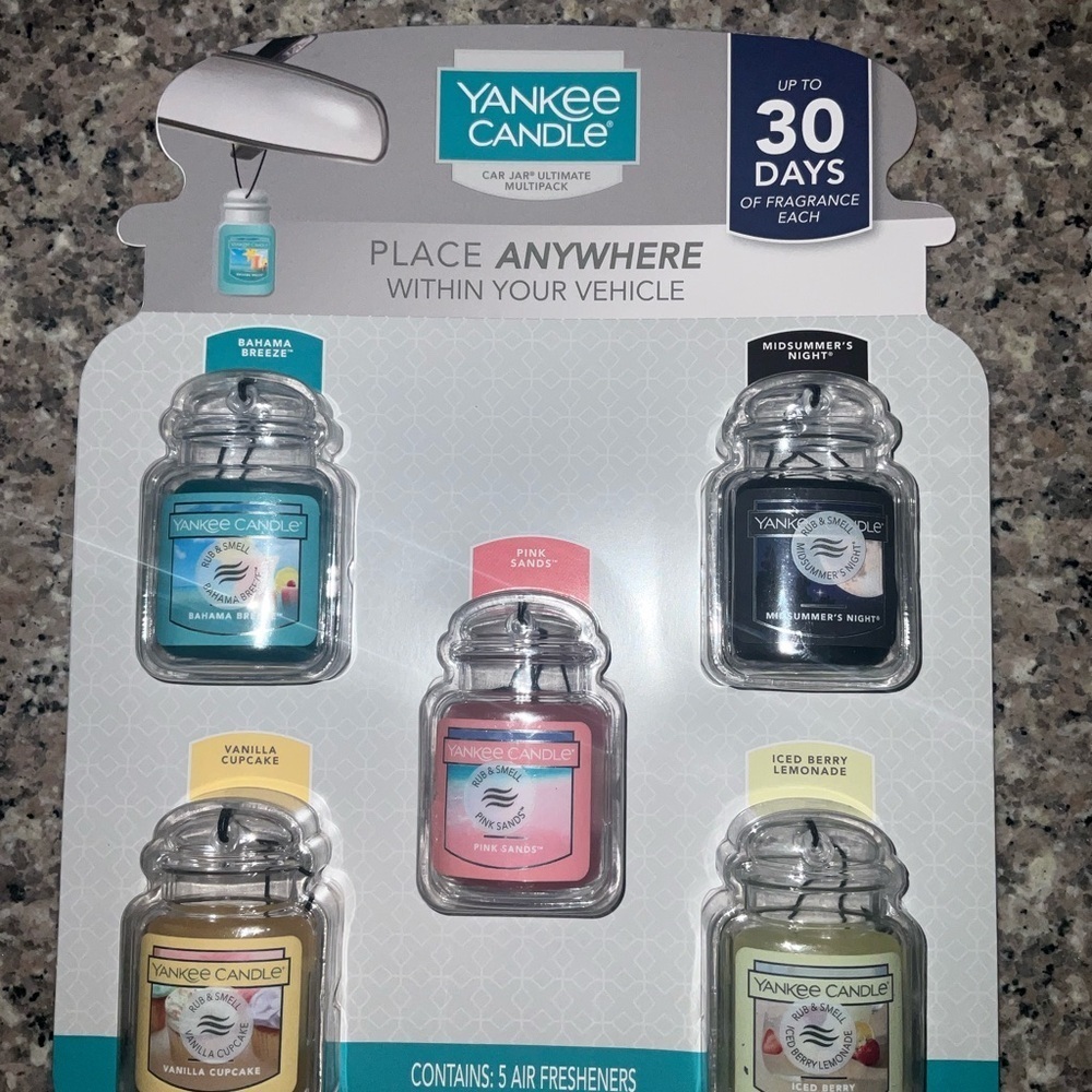 Yankee Candle Car Air Fresheners Variety Pack - Picture 2 of 5